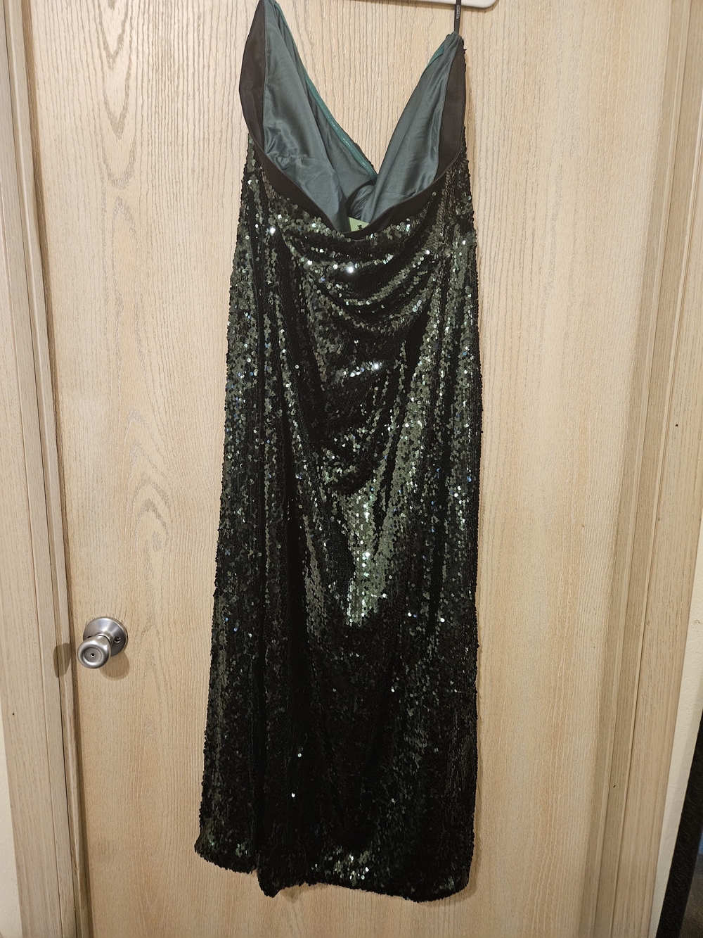 Eloquii x Kate Spade Green Sequin Dress With Bustier